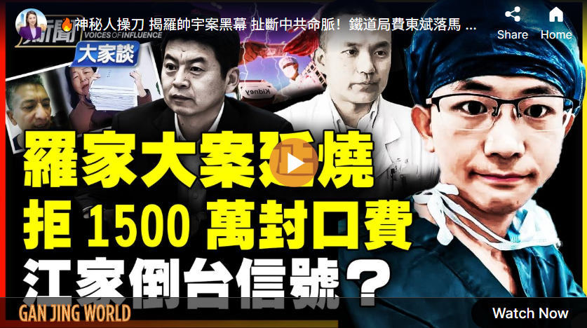【新聞大家談】神祕人操刀 揭羅帥宇案黑幕 扯斷中共命脈