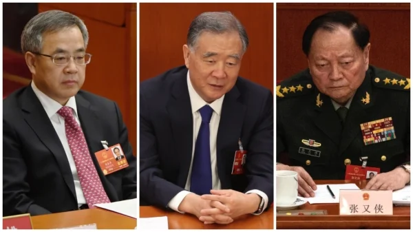 汪胡张“党政军”三权分立？习被架空 传张又侠宣示军权(图)
