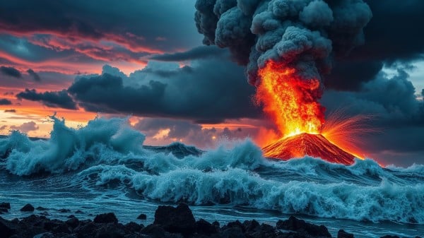 危及台湾的日本火山爆发 这两地可能风险最大(视频)