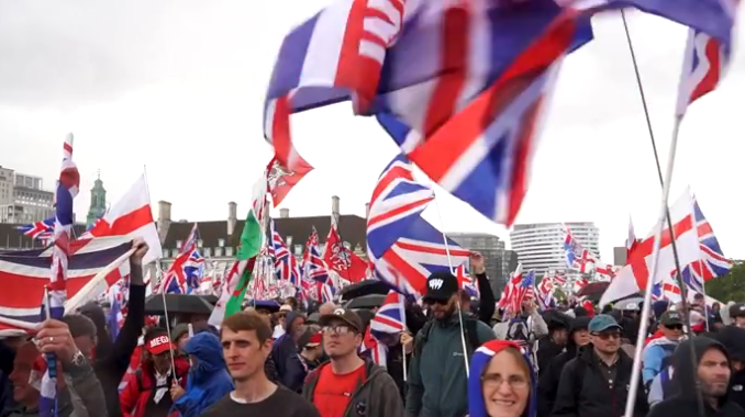 【現場直擊】英國遊行抗議者：政府要聽到我們的聲音