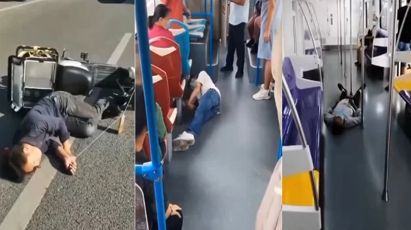 “说没就没”大陆40人“随地倒”视频触目惊心(组图)