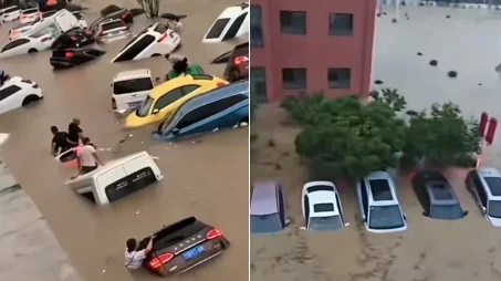 湖南特大洪灾 水库无预警泄洪加重灾情(图)