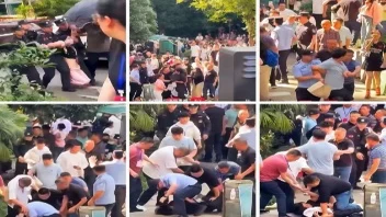 “重庆民众正掀自己的8964”打包哥事件连夜抗议冲突激烈(图)