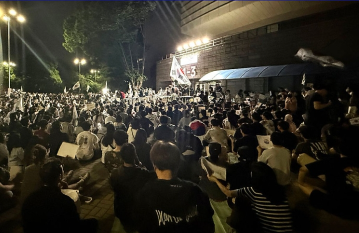 韓國疑爆發地方大選舞弊 民眾發起大規模示威