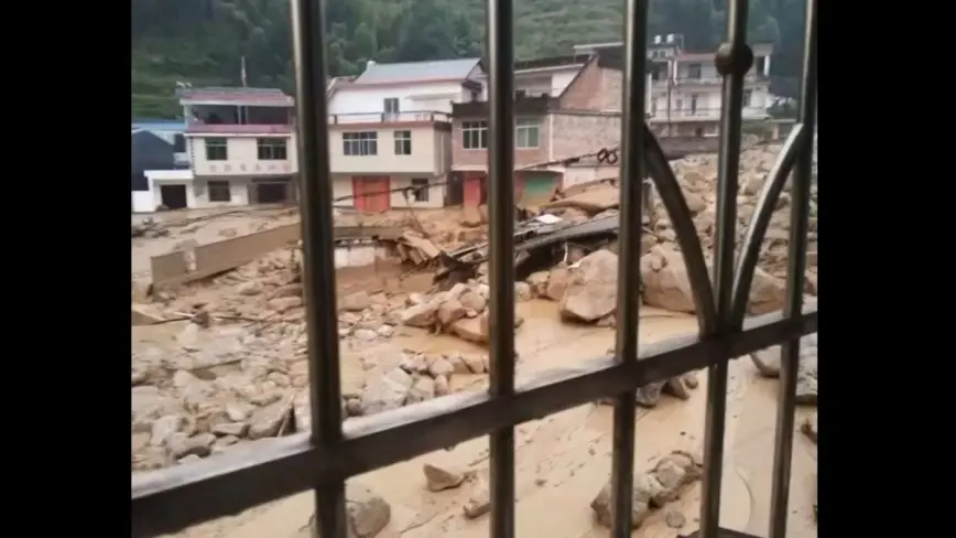 江西上猶凌晨突發泥石流 中國災害頻發（視頻）